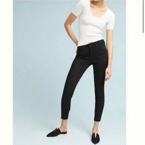 Anthropologie Pilcro and the Letterpress Black High Rise Skinny Ankle Jeans 31